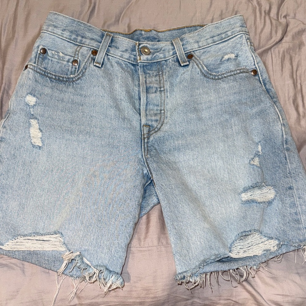 Levi’s Light Blue Denim Shorts